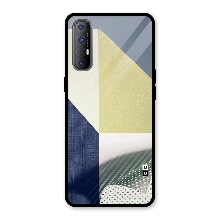 Paper Art Glass Back Case for Oppo Reno3 Pro