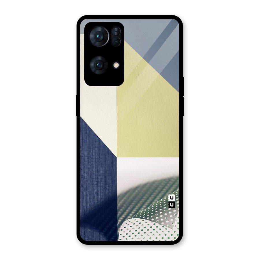 Paper Art Glass Back Case for Oppo Reno7 Pro 5G