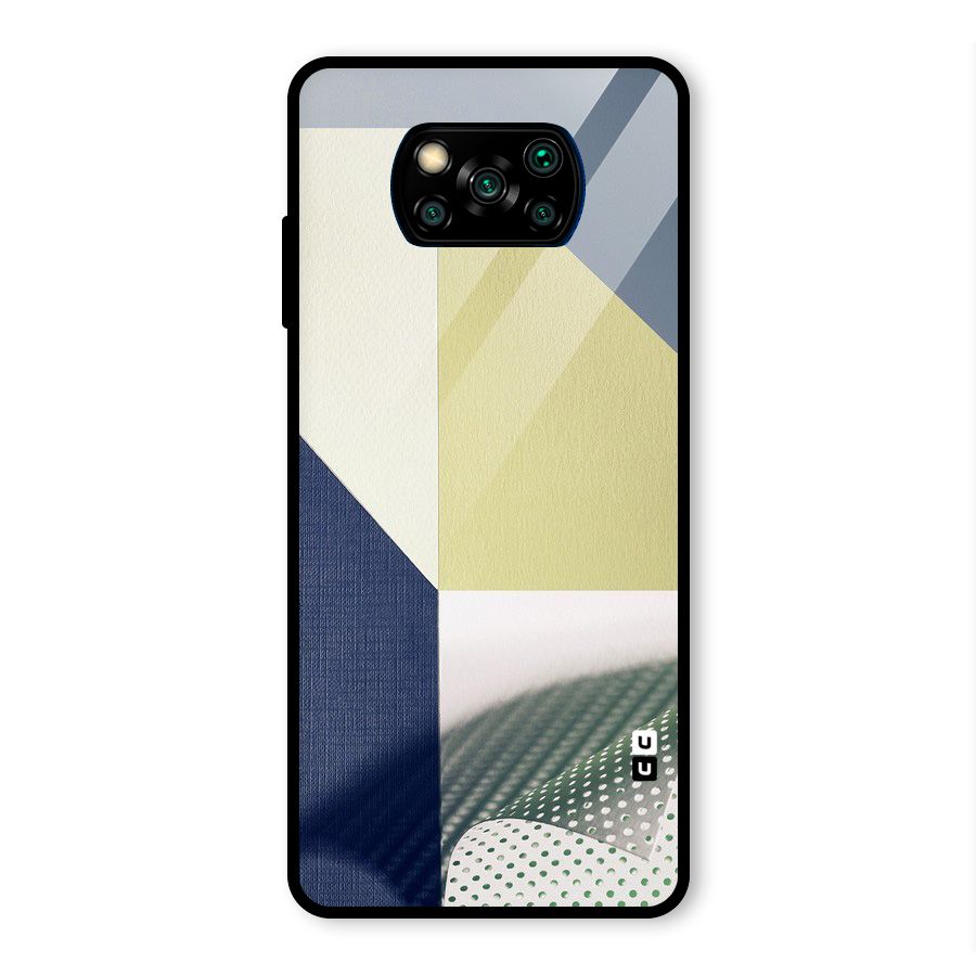 Paper Art Glass Back Case for Poco X3 Pro