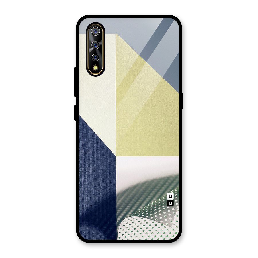 Paper Art Glass Back Case for Vivo S1