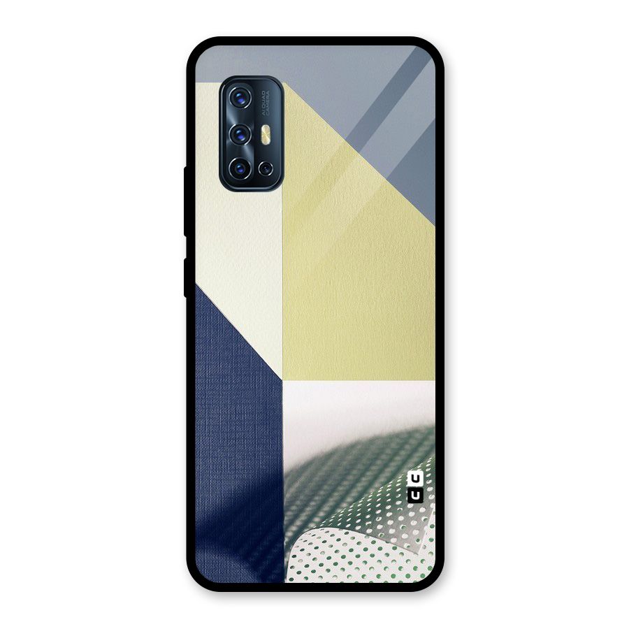 Paper Art Glass Back Case for Vivo V17