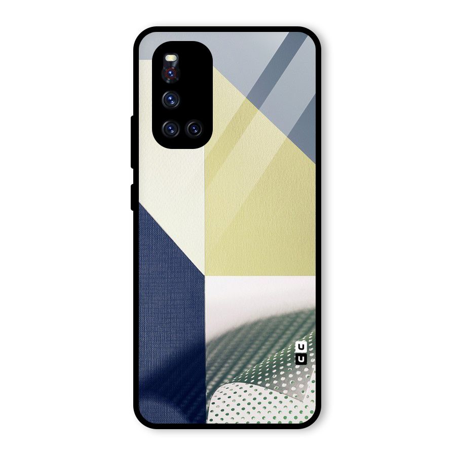 Paper Art Glass Back Case for Vivo V19