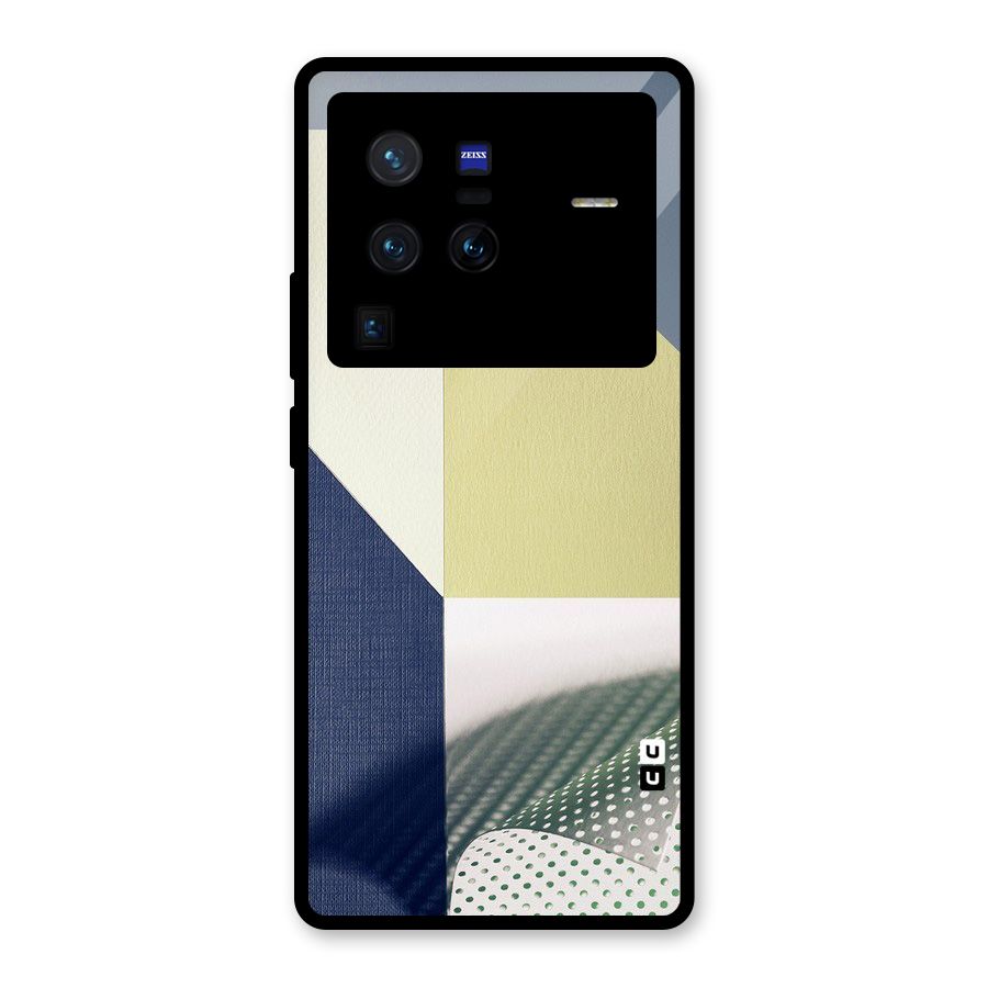 Paper Art Glass Back Case for Vivo X80 Pro