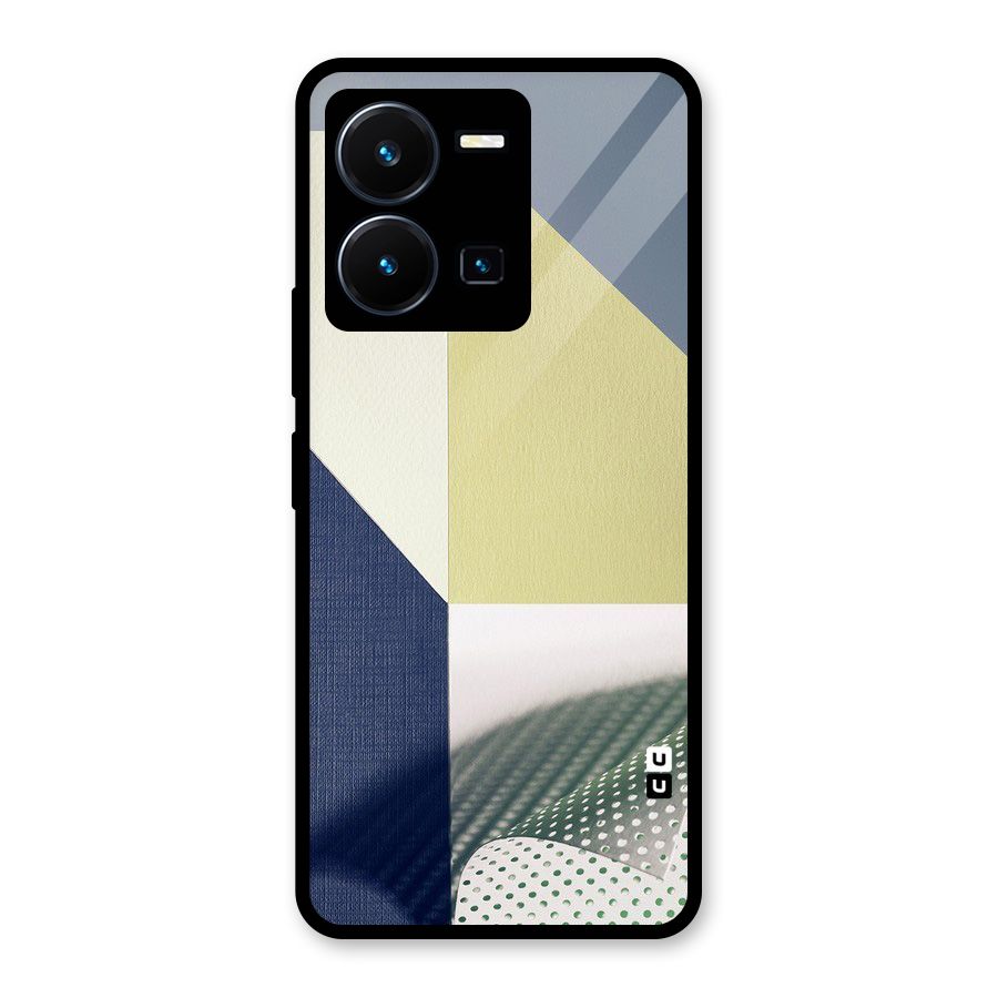 Paper Art Glass Back Case for Vivo Y35