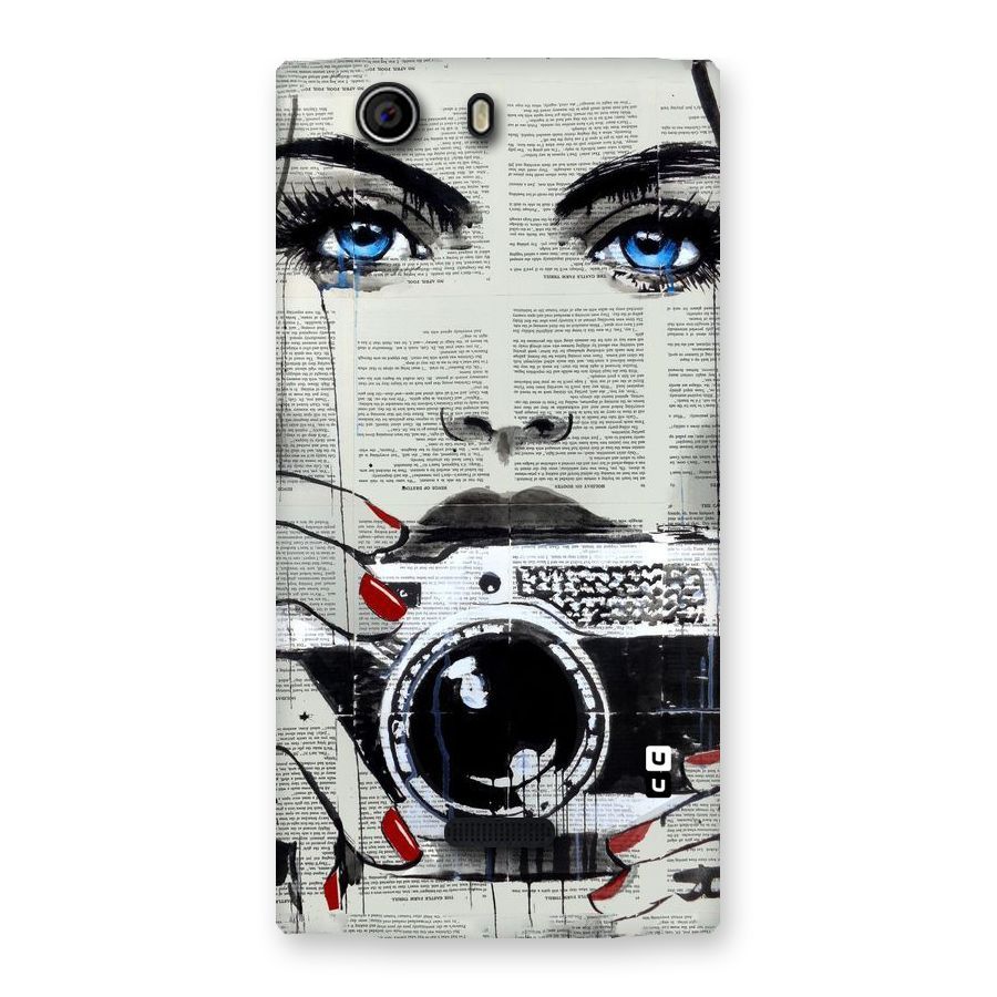 Paper Face Beauty Back Case for Canvas Nitro 2 E311