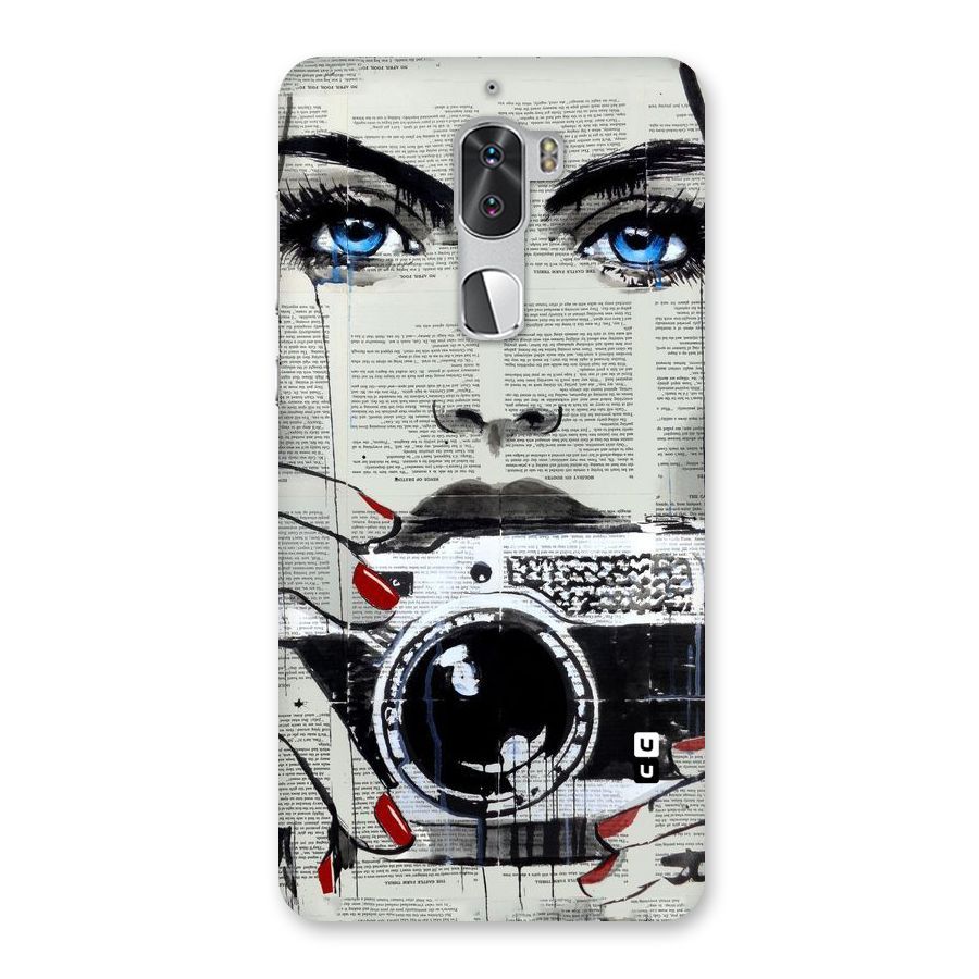 Paper Face Beauty Back Case for Coolpad Cool 1