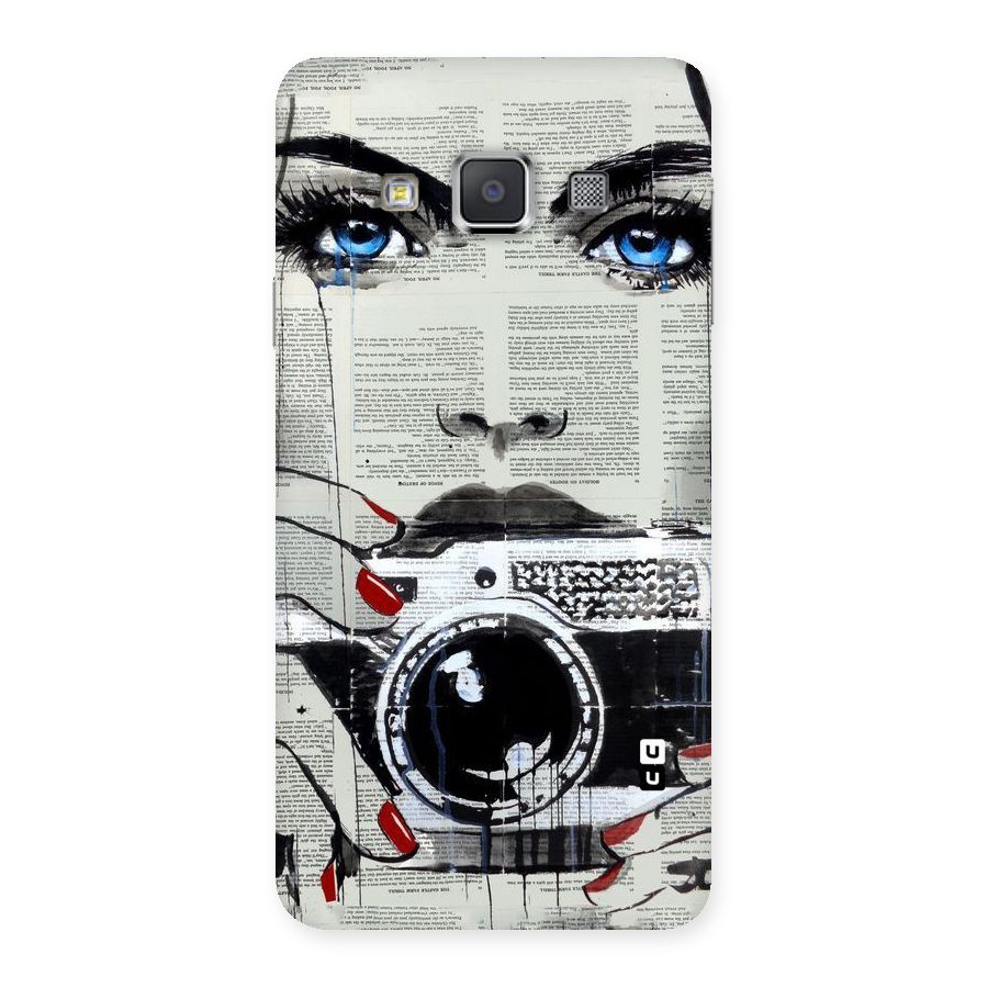 Paper Face Beauty Back Case for Galaxy A3
