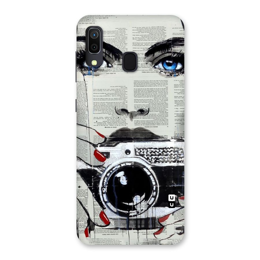 Paper Face Beauty Back Case for Galaxy A30