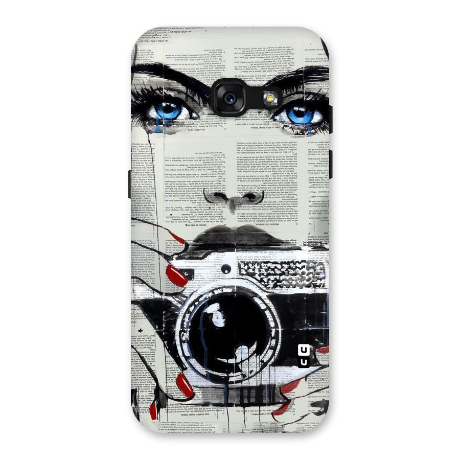 Paper Face Beauty Back Case for Galaxy A3 (2017)