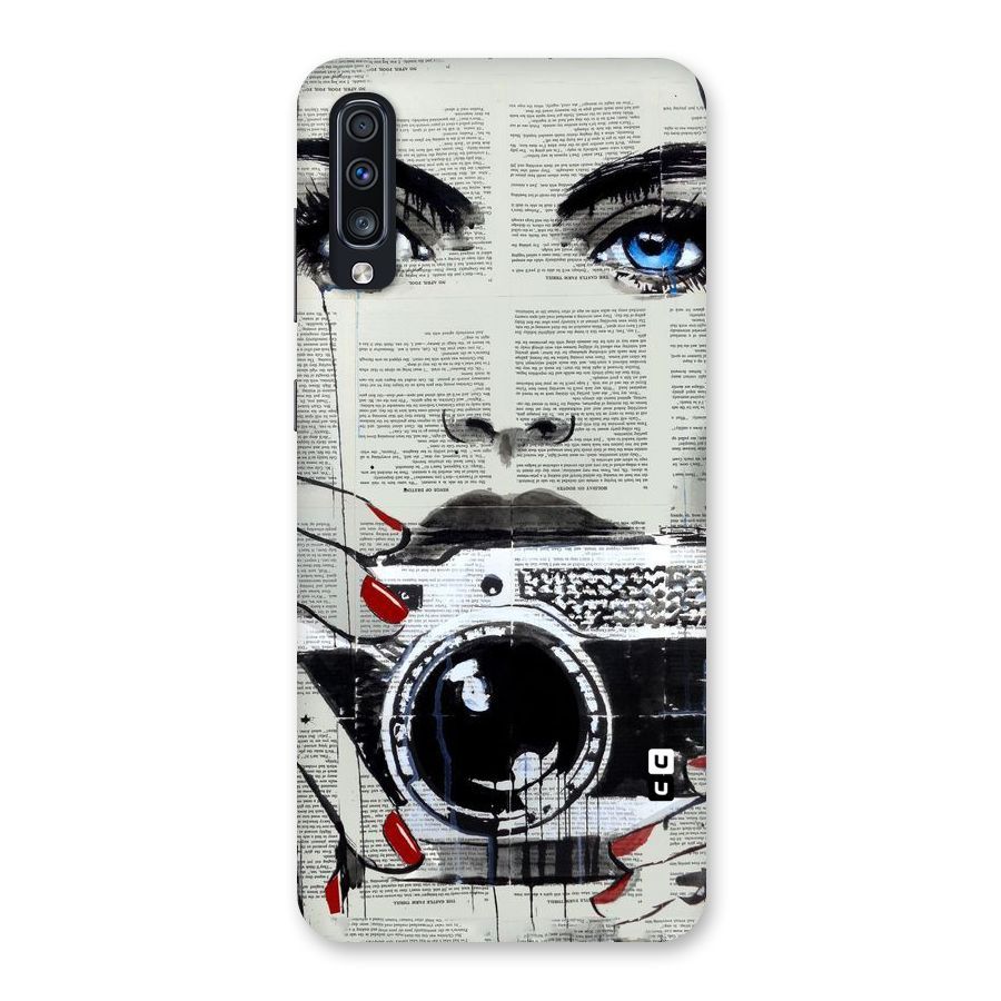 Paper Face Beauty Back Case for Galaxy A70