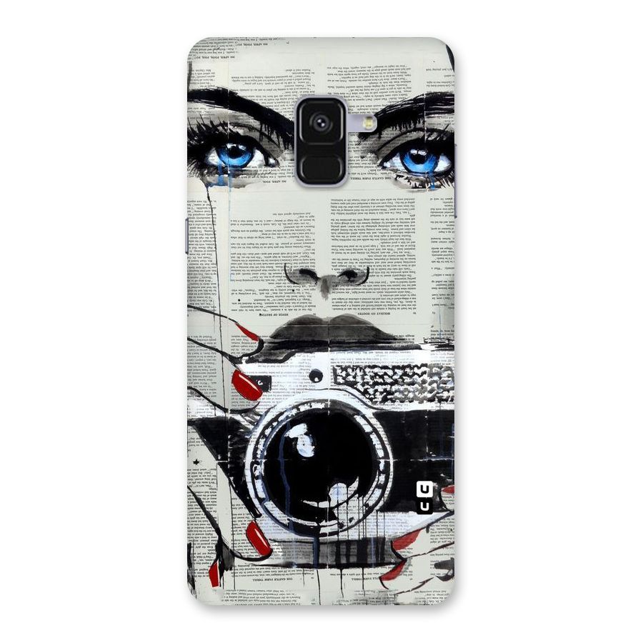 Paper Face Beauty Back Case for Galaxy A8 Plus