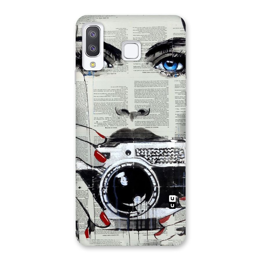 Paper Face Beauty Back Case for Galaxy A8 Star