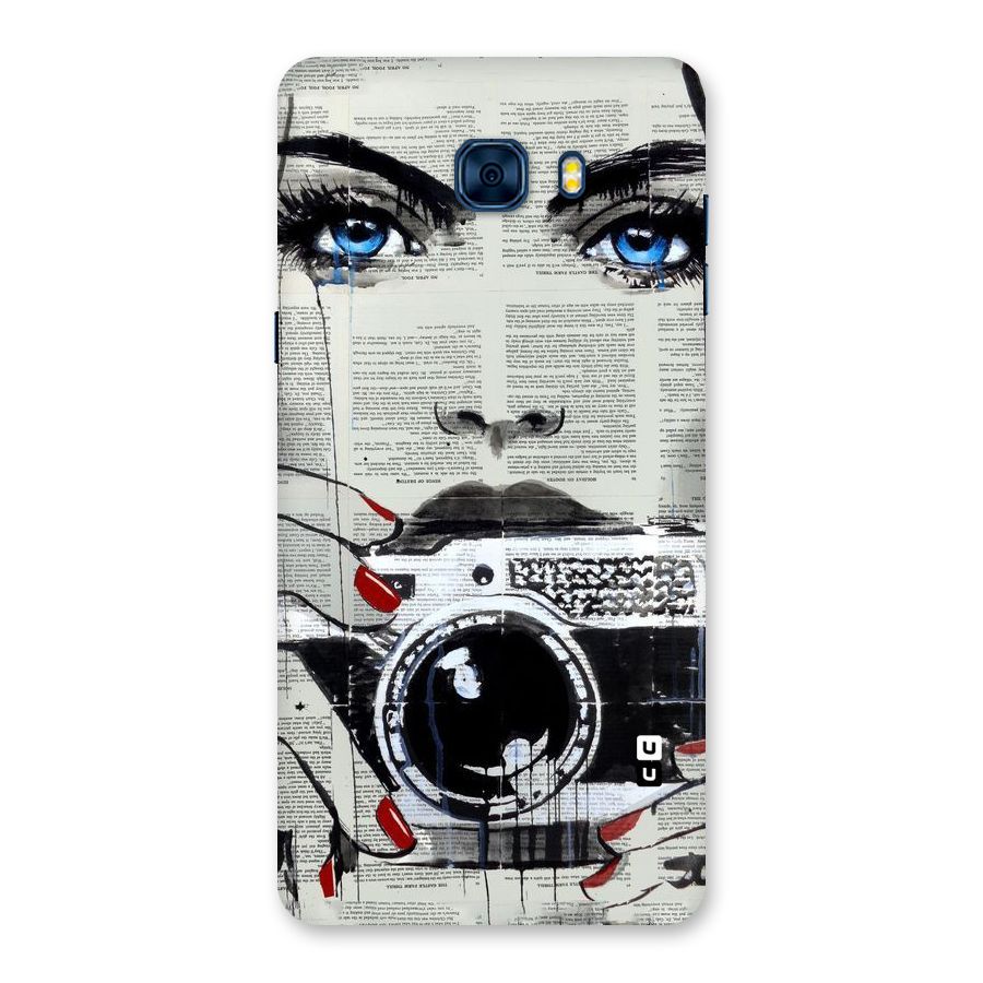 Paper Face Beauty Back Case for Galaxy C7 Pro