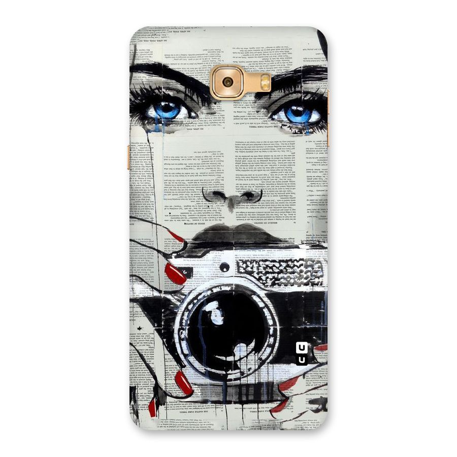 Paper Face Beauty Back Case for Galaxy C9 Pro