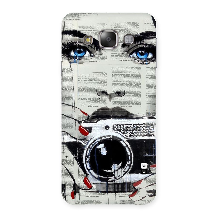 Paper Face Beauty Back Case for Galaxy E7