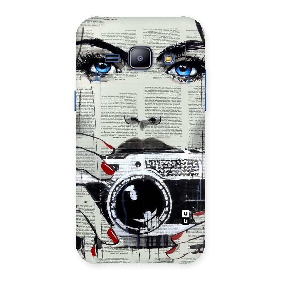 Paper Face Beauty Back Case for Galaxy J1