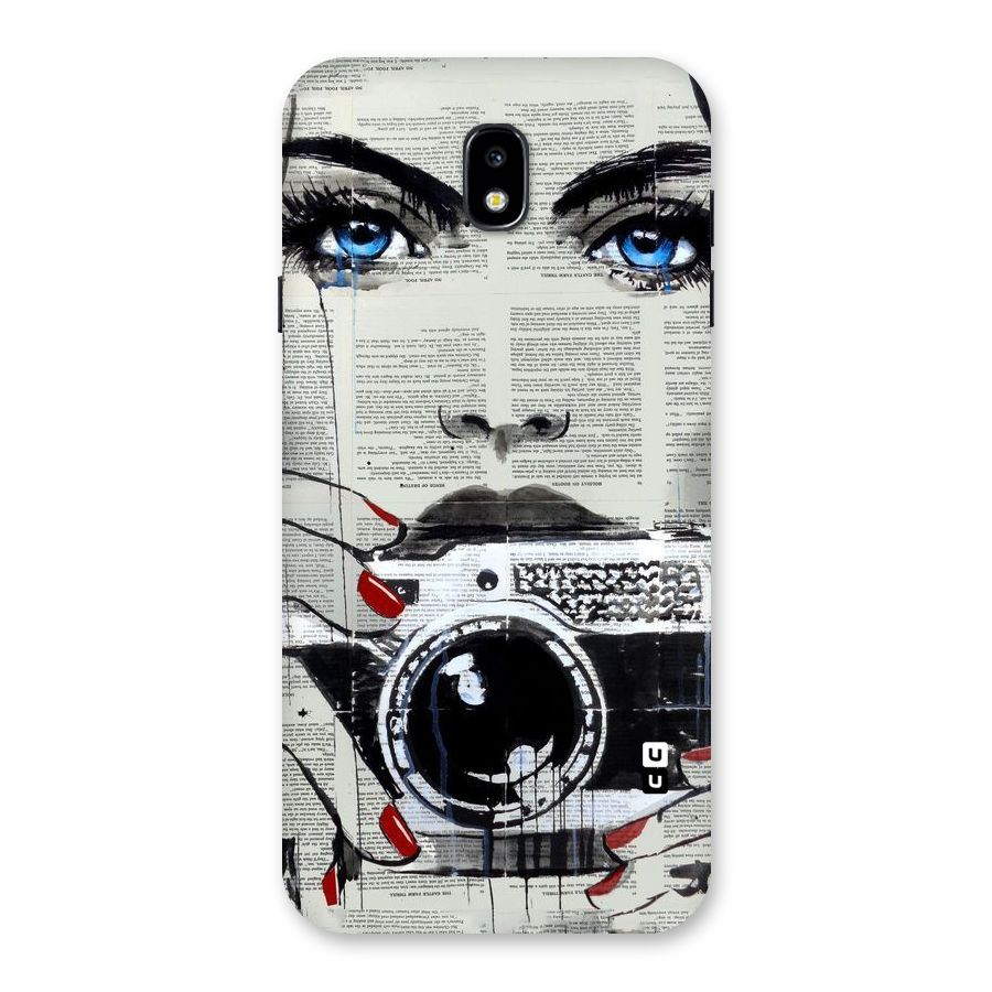 Paper Face Beauty Back Case for Galaxy J7 Pro