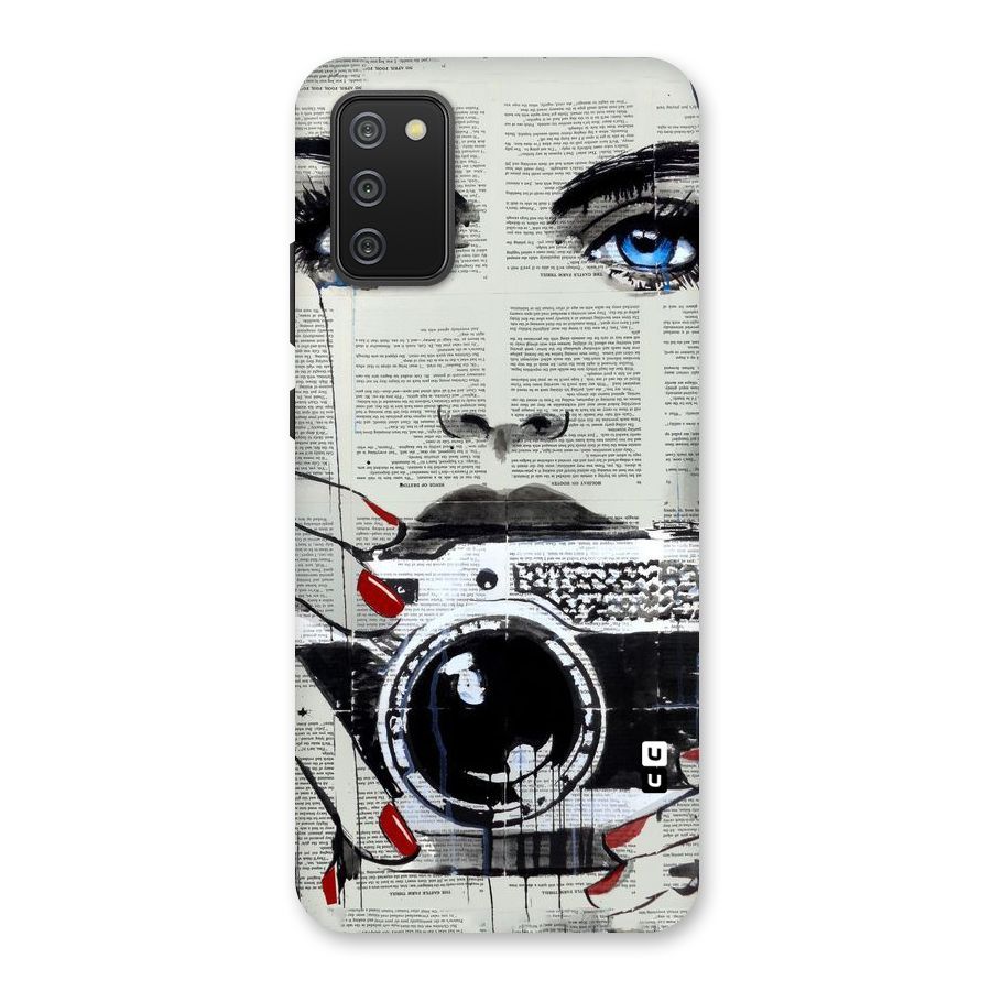 Paper Face Beauty Back Case for Galaxy M02s