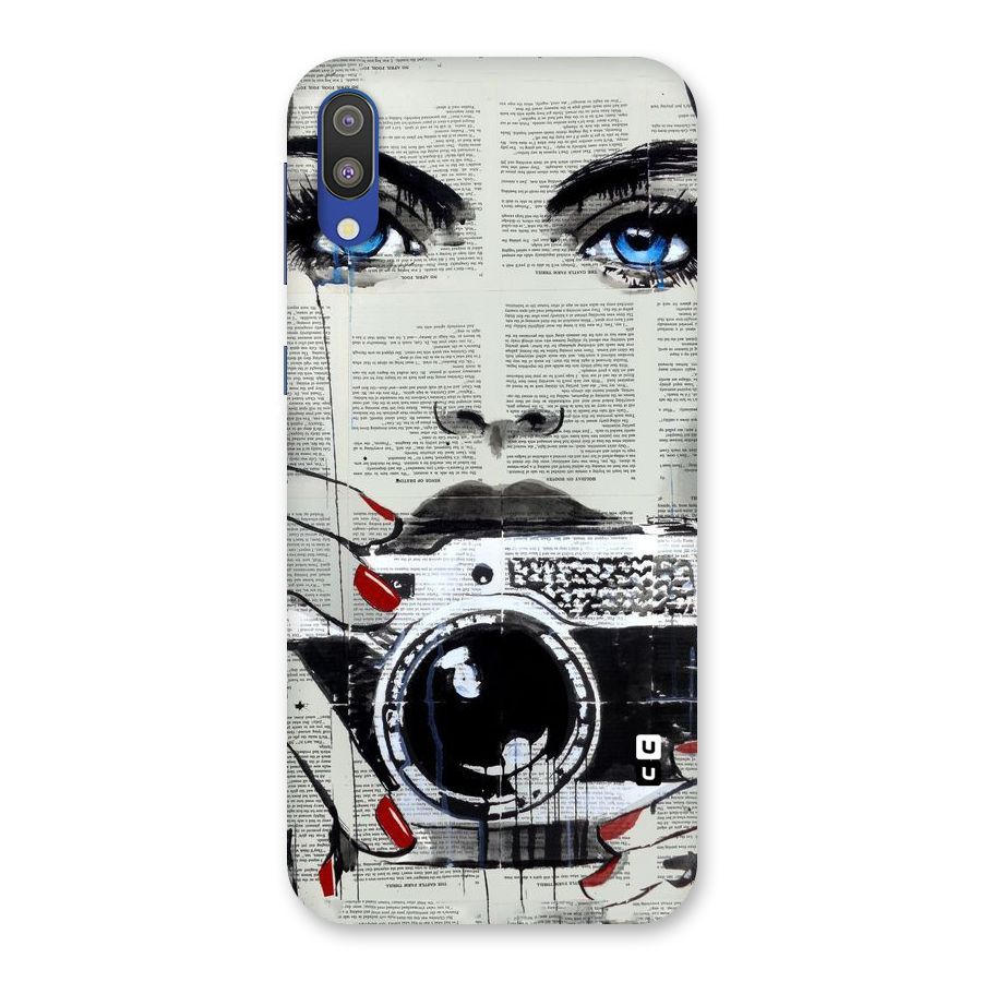 Paper Face Beauty Back Case for Galaxy M10