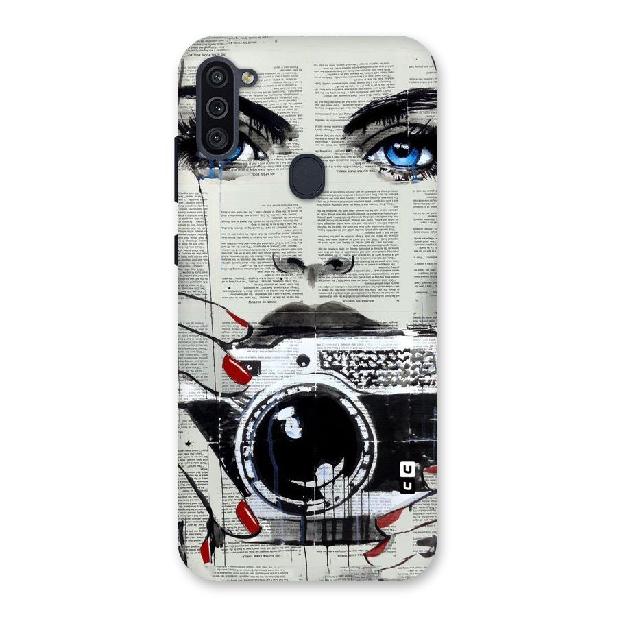 Paper Face Beauty Back Case for Galaxy M11