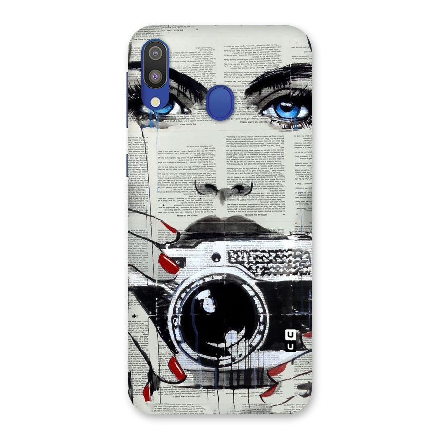Paper Face Beauty Back Case for Galaxy M20