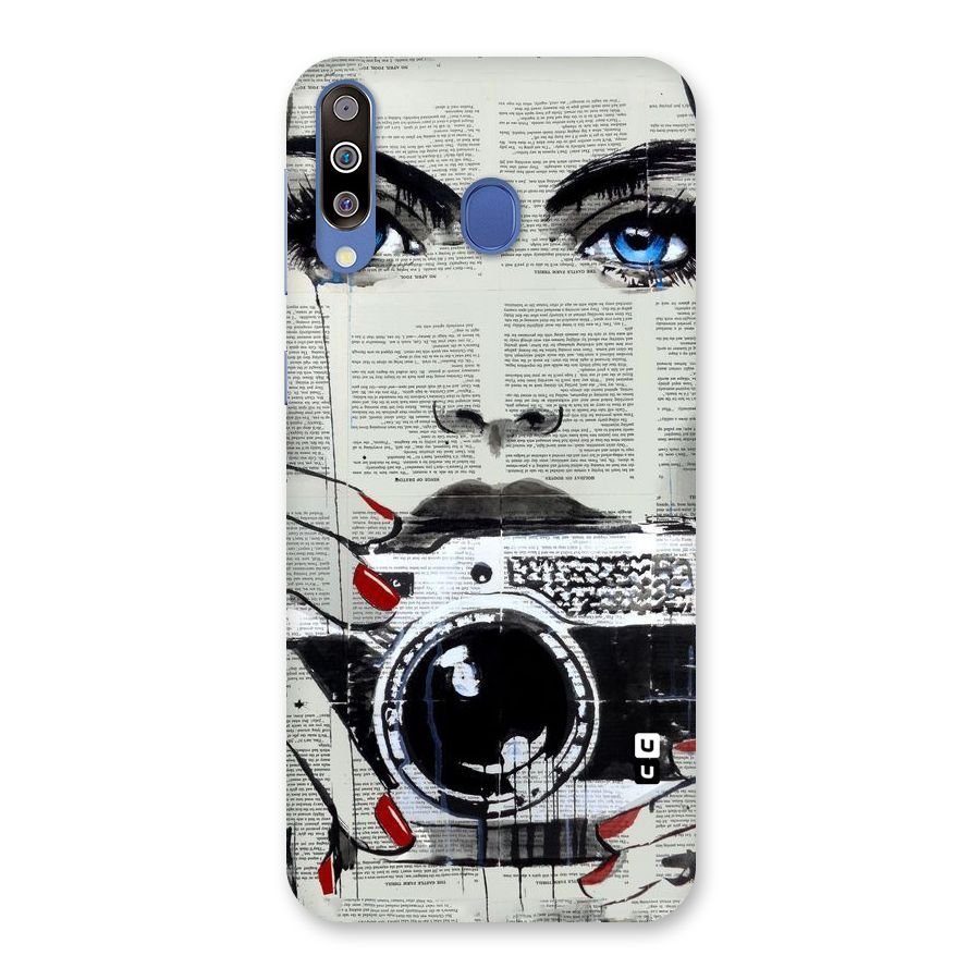 Paper Face Beauty Back Case for Galaxy M30
