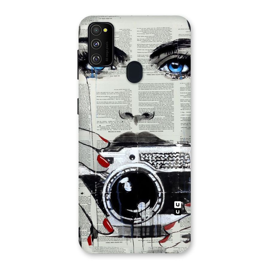 Paper Face Beauty Back Case for Galaxy M30s