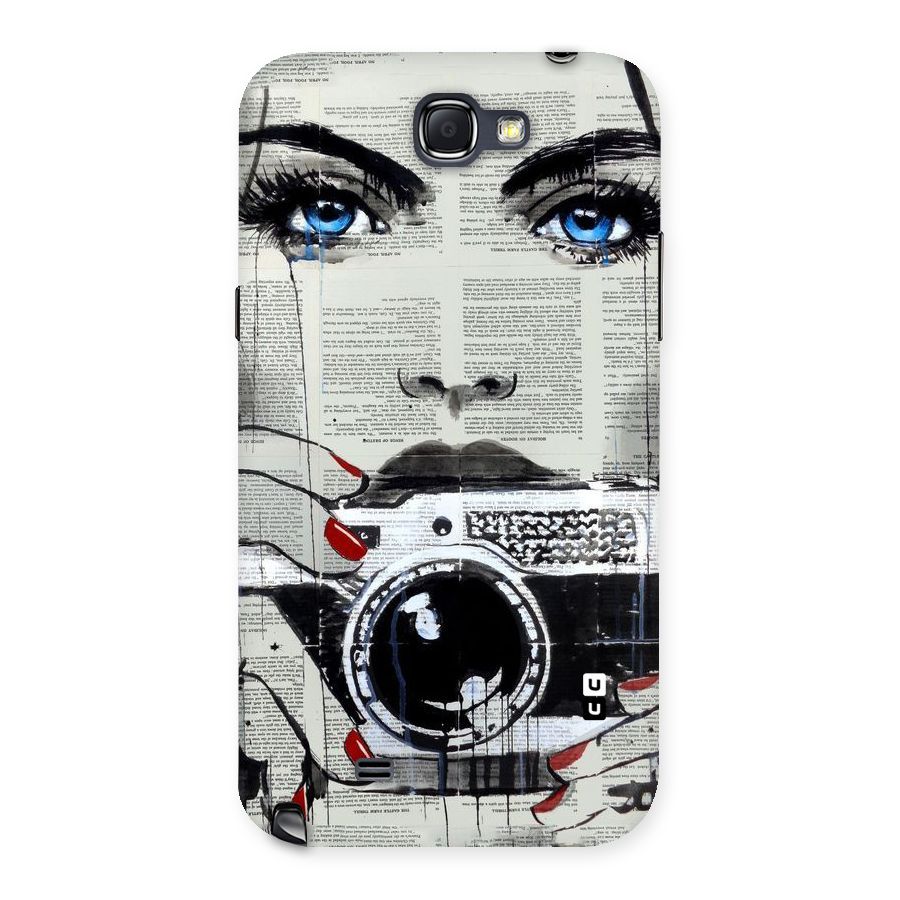 Paper Face Beauty Back Case for Galaxy Note 2