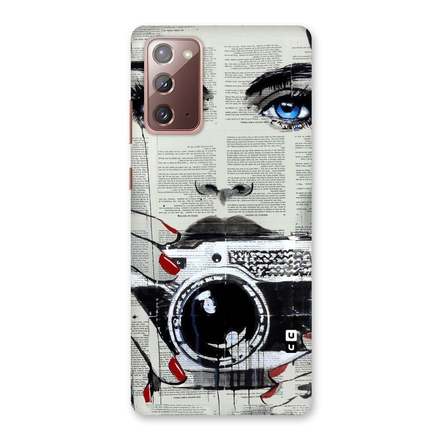 Paper Face Beauty Back Case for Galaxy Note 20