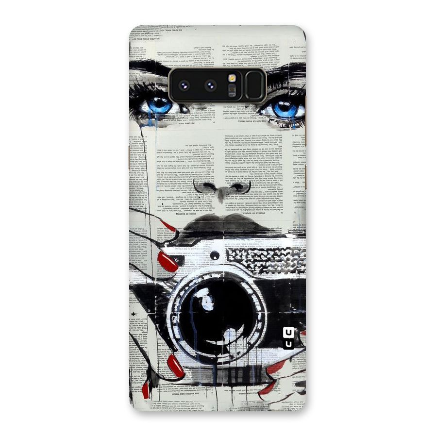 Paper Face Beauty Back Case for Galaxy Note 8