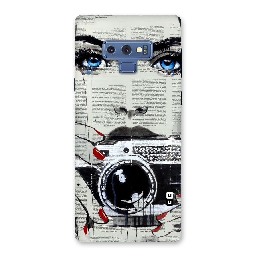 Paper Face Beauty Back Case for Galaxy Note 9