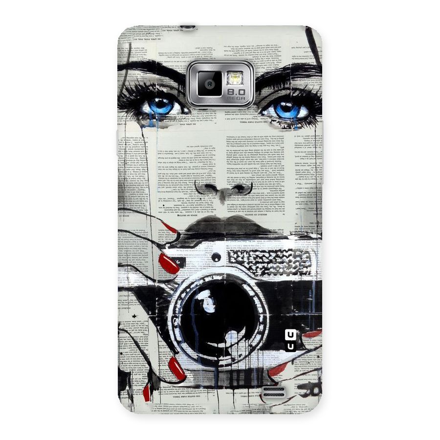 Paper Face Beauty Back Case for Galaxy S2