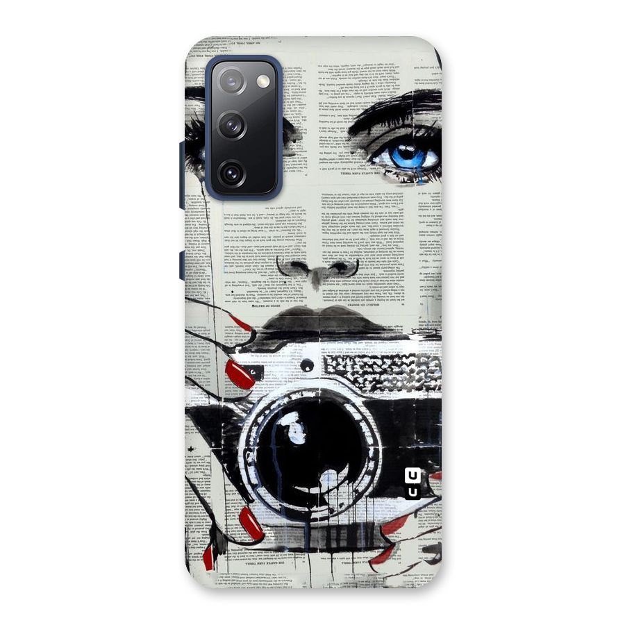 Paper Face Beauty Back Case for Galaxy S20 FE