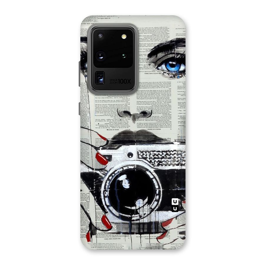 Paper Face Beauty Back Case for Galaxy S20 Ultra