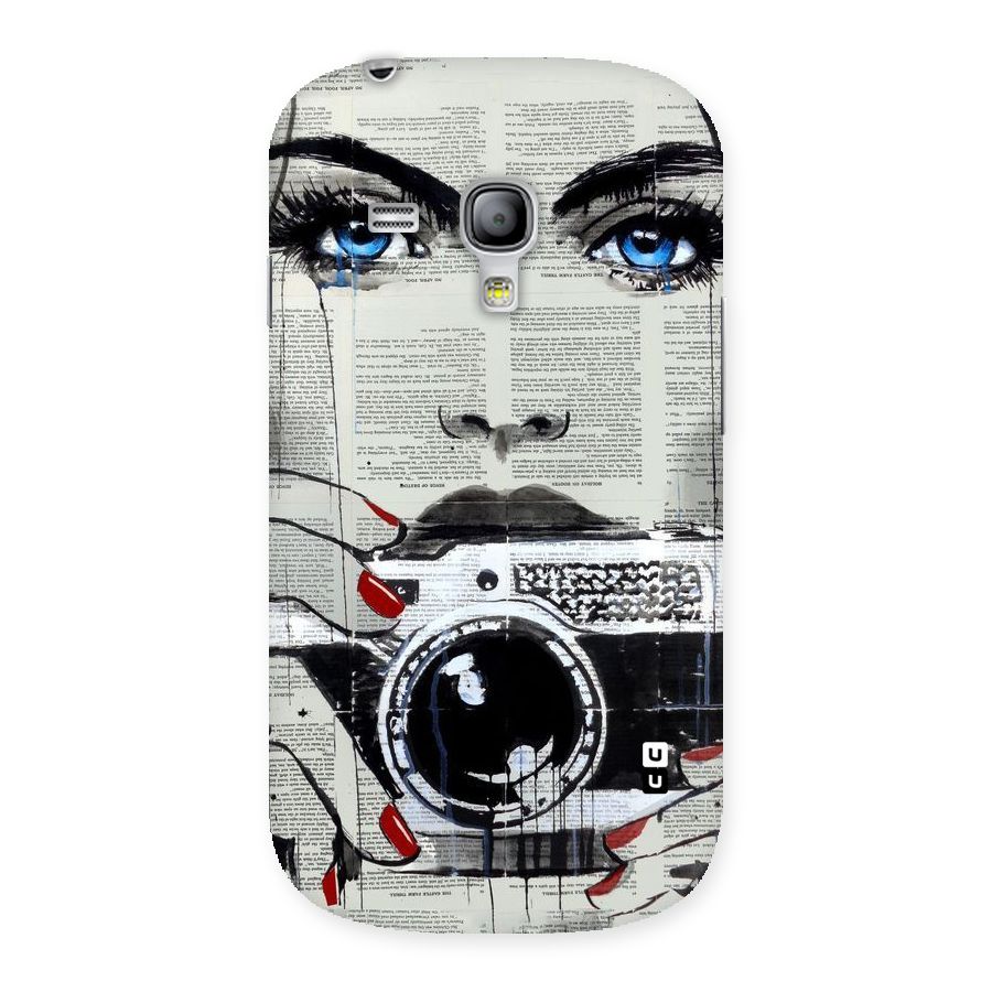 Paper Face Beauty Back Case for Galaxy S3 Mini