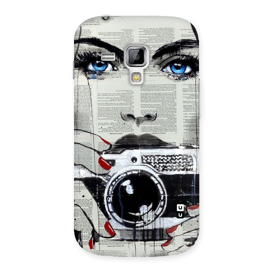 Paper Face Beauty Back Case for Galaxy S Duos