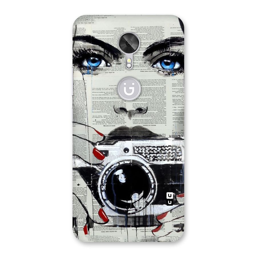 Paper Face Beauty Back Case for Gionee A1