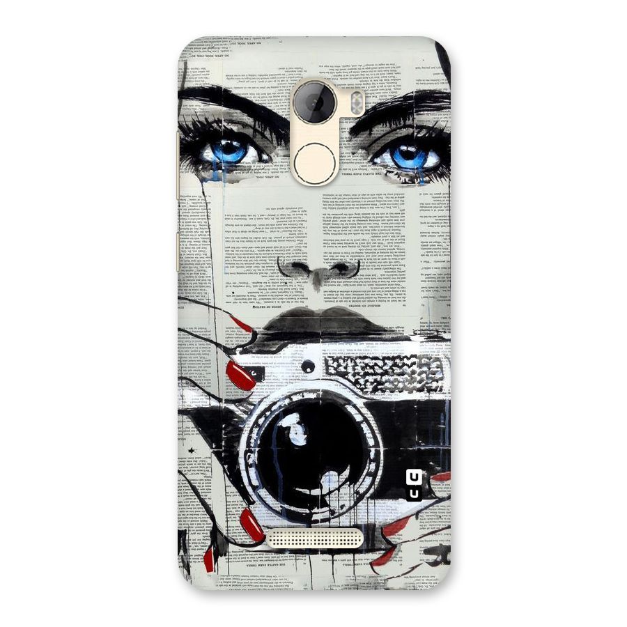 Paper Face Beauty Back Case for Gionee A1 LIte