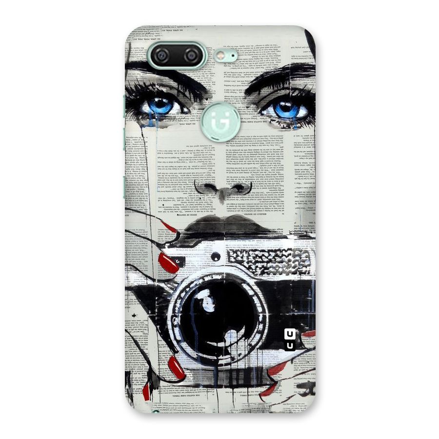 Paper Face Beauty Back Case for Gionee S10