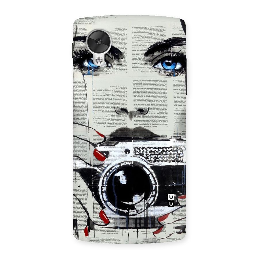 Paper Face Beauty Back Case for Google Nexsus 5