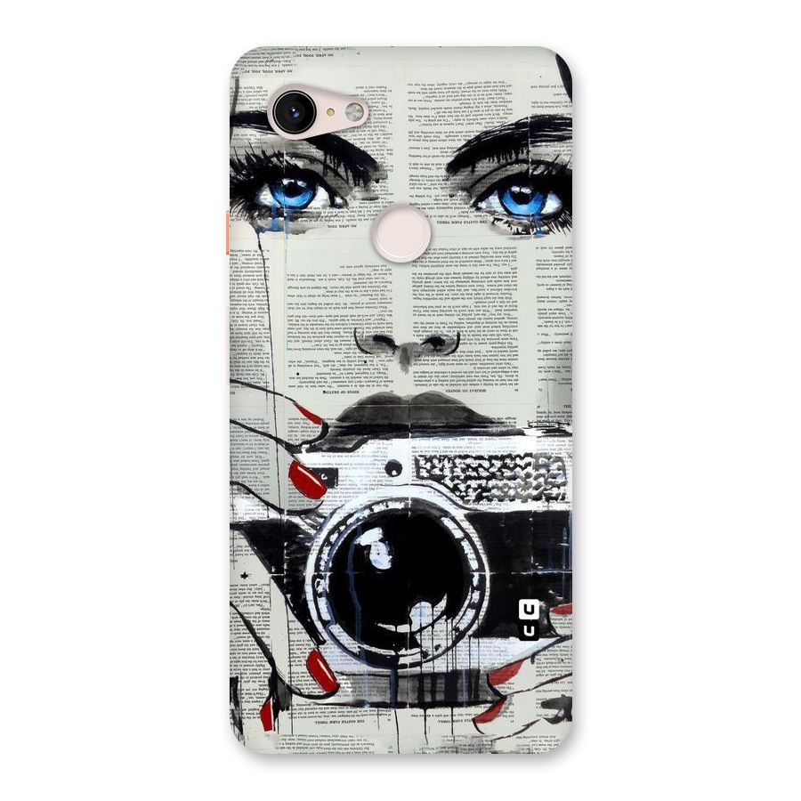 Paper Face Beauty Back Case for Google Pixel 3 XL