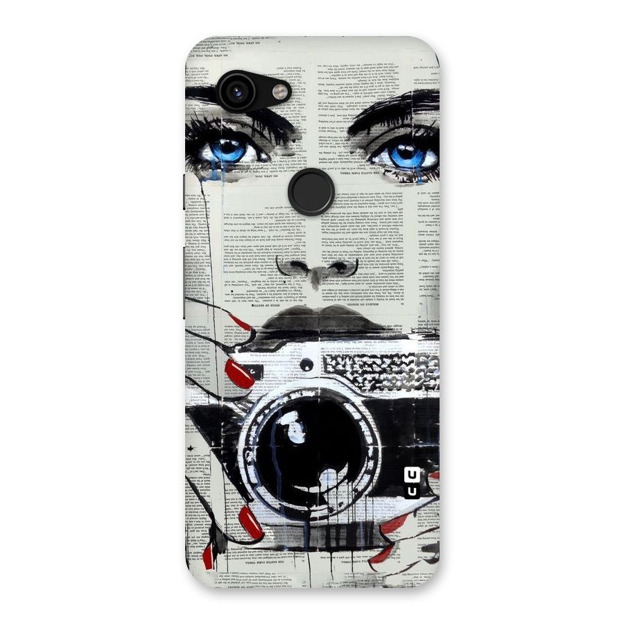 Paper Face Beauty Back Case for Google Pixel 3a