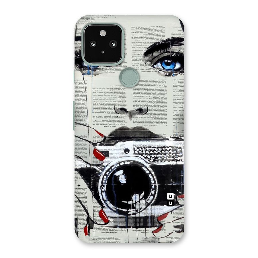 Paper Face Beauty Back Case for Google Pixel 5