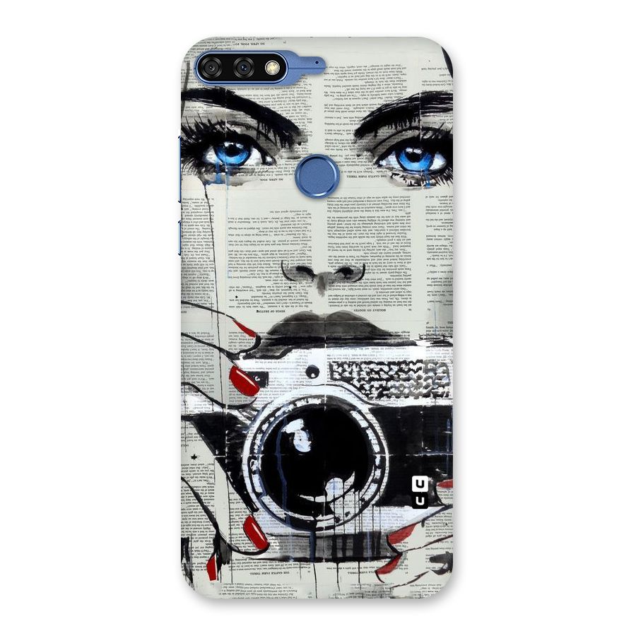 Paper Face Beauty Back Case for Honor 7C