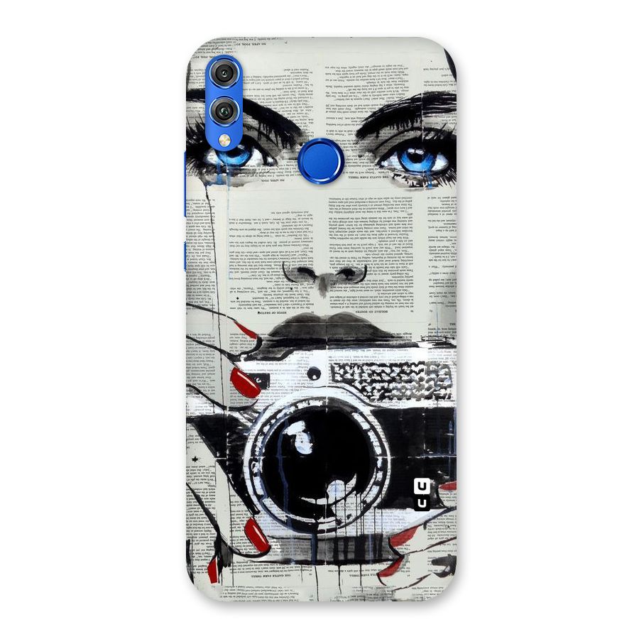 Paper Face Beauty Back Case for Honor 8X