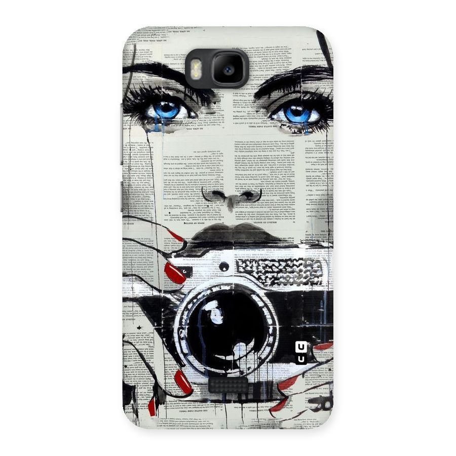 Paper Face Beauty Back Case for Honor Bee