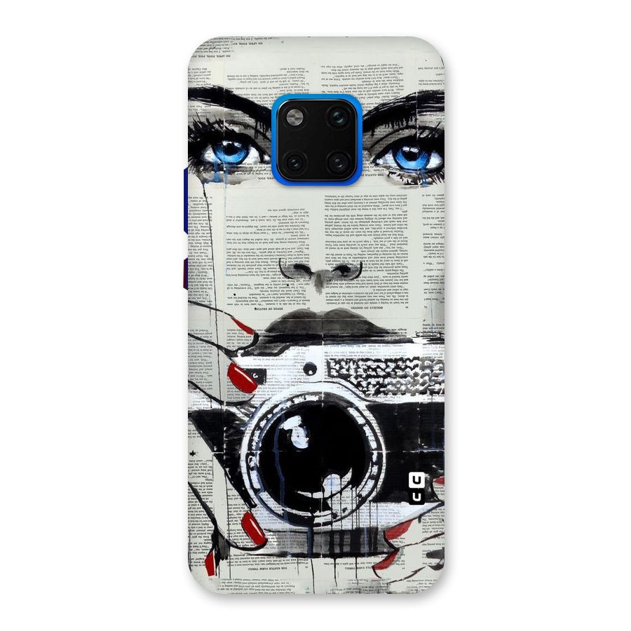 Paper Face Beauty Back Case for Huawei Mate 20 Pro