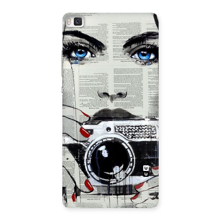 Paper Face Beauty Back Case for Huawei P8