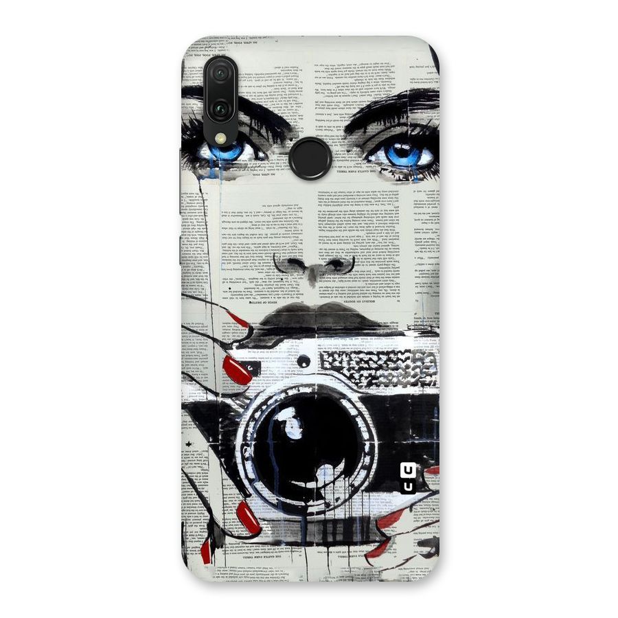 Paper Face Beauty Back Case for Huawei Y9 (2019)