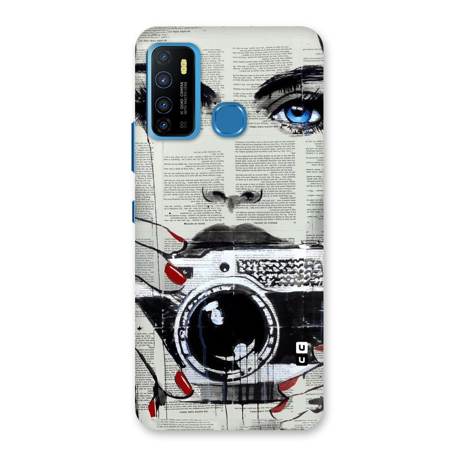 Paper Face Beauty Back Case for Infinix Hot 9